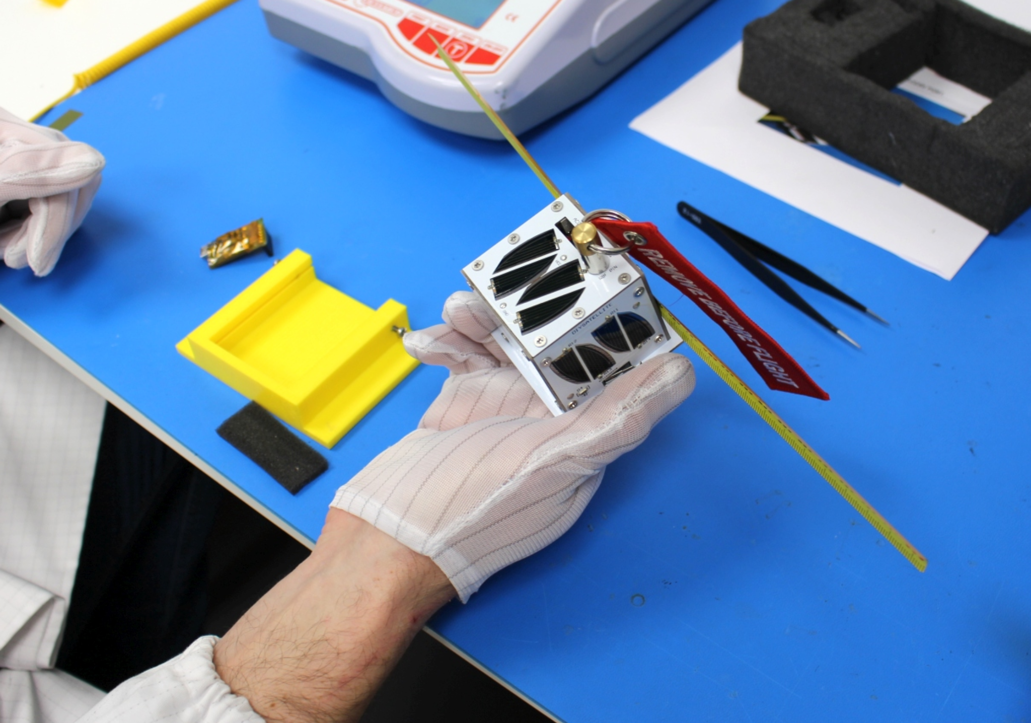 DIY Satellite hardware in laboratory